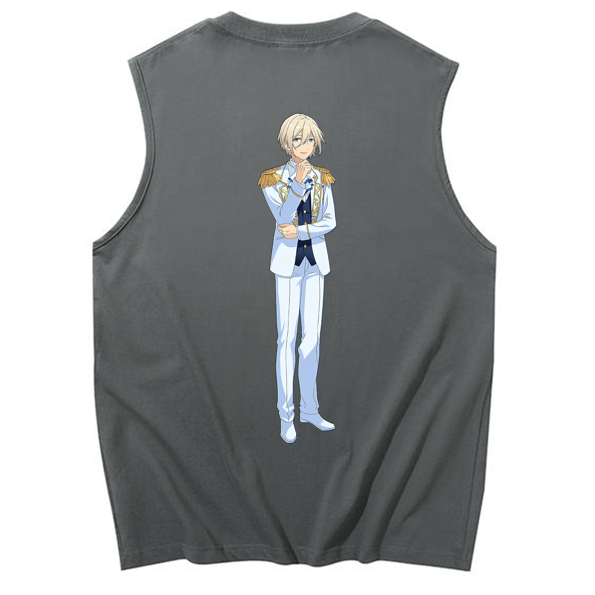 （画像用） あんさんぶるスターズ! Ensemble Stars コットン100％タンクトップ（背面プリント）